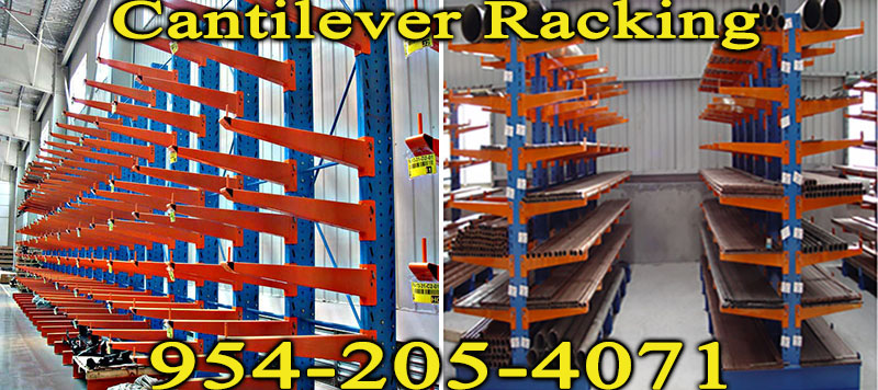 Heavy-Duty Cantilever Steel Bar, Tubing & Pipe Storage Racks